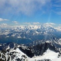 Flugwegposition um 13:08:33: Aufgenommen in der Nähe von Bezirk Inn, Schweiz in 3548 Meter
